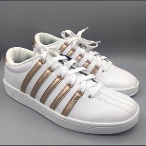 K-Swiss leather court pro II cmf white sneakers Size 7